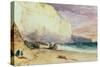 The Undercliff, 1828-Richard Parkes Bonington-Stretched Canvas