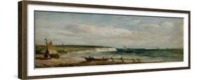 The Undercliff, Isle of Wight, 1866 (Oil on Paper & Panel)-Alfred Vickers-Framed Giclee Print