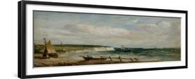 The Undercliff, Isle of Wight, 1866 (Oil on Paper & Panel)-Alfred Vickers-Framed Giclee Print