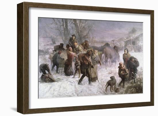 The Underground Railway-Charles T. Webber-Framed Giclee Print