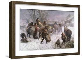 The Underground Railway-Charles T. Webber-Framed Giclee Print