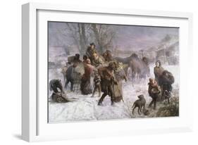 The Underground Railway-Charles T. Webber-Framed Giclee Print