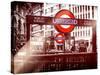 The Underground Signs - Subway Station Sign - City of London - UK - England - United Kingdom-Philippe Hugonnard-Stretched Canvas