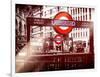 The Underground Signs - Subway Station Sign - City of London - UK - England - United Kingdom-Philippe Hugonnard-Framed Photographic Print