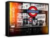 The Underground Signs - Subway Station Sign - City of London - UK - England - United Kingdom-Philippe Hugonnard-Framed Stretched Canvas