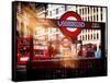 The Underground Signs - Subway Station Sign - City of London - UK - England - United Kingdom-Philippe Hugonnard-Framed Stretched Canvas