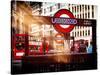 The Underground Signs - Subway Station Sign - City of London - UK - England - United Kingdom-Philippe Hugonnard-Stretched Canvas