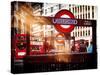 The Underground Signs - Subway Station Sign - City of London - UK - England - United Kingdom-Philippe Hugonnard-Stretched Canvas