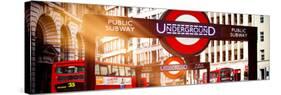 The Underground Signs - Subway Station Sign - City of London - UK - England - United Kingdom-Philippe Hugonnard-Stretched Canvas