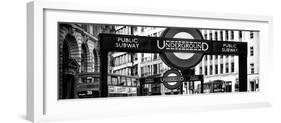 The Underground Signs - Subway Station Sign - City of London - UK - England - United Kingdom-Philippe Hugonnard-Framed Photographic Print