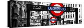 The Underground Signs - Subway Station Sign - City of London - UK - England - United Kingdom-Philippe Hugonnard-Stretched Canvas