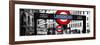 The Underground Signs - Subway Station Sign - City of London - UK - England - United Kingdom-Philippe Hugonnard-Framed Photographic Print