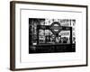 The Underground Signs - Subway Station Sign - City of London - UK - England - United Kingdom-Philippe Hugonnard-Framed Art Print