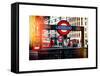 The Underground Signs - Subway Station Sign - City of London - UK - England - United Kingdom-Philippe Hugonnard-Framed Stretched Canvas