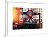 The Underground Signs - Subway Station Sign - City of London - UK - England - United Kingdom-Philippe Hugonnard-Framed Art Print