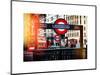 The Underground Signs - Subway Station Sign - City of London - UK - England - United Kingdom-Philippe Hugonnard-Mounted Art Print