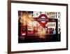 The Underground Signs - Subway Station Sign - City of London - UK - England - United Kingdom-Philippe Hugonnard-Framed Art Print