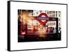 The Underground Signs - Subway Station Sign - City of London - UK - England - United Kingdom-Philippe Hugonnard-Framed Stretched Canvas