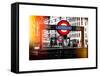 The Underground Signs - Subway Station Sign - City of London - UK - England - United Kingdom-Philippe Hugonnard-Framed Stretched Canvas