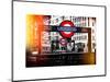 The Underground Signs - Subway Station Sign - City of London - UK - England - United Kingdom-Philippe Hugonnard-Mounted Art Print