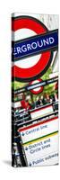 The Underground - Subway Station Sign - London - UK - England - United Kingdom - Door Poster-Philippe Hugonnard-Stretched Canvas