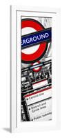 The Underground - Subway Station Sign - London - UK - England - United Kingdom - Door Poster-Philippe Hugonnard-Framed Photographic Print