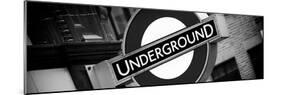 The Underground - Subway Station Sign - London - UK - England - United Kingdom - Europe-Philippe Hugonnard-Mounted Photographic Print