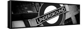 The Underground - Subway Station Sign - London - UK - England - United Kingdom - Europe-Philippe Hugonnard-Framed Stretched Canvas