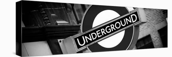 The Underground - Subway Station Sign - London - UK - England - United Kingdom - Europe-Philippe Hugonnard-Stretched Canvas