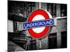 The Underground - Subway Station Sign - London - UK - England - United Kingdom - Europe-Philippe Hugonnard-Mounted Photographic Print