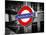 The Underground - Subway Station Sign - London - UK - England - United Kingdom - Europe-Philippe Hugonnard-Mounted Photographic Print