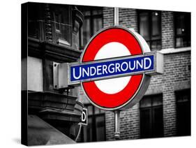 The Underground - Subway Station Sign - London - UK - England - United Kingdom - Europe-Philippe Hugonnard-Stretched Canvas