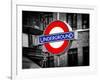 The Underground - Subway Station Sign - London - UK - England - United Kingdom - Europe-Philippe Hugonnard-Framed Photographic Print