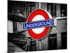 The Underground - Subway Station Sign - London - UK - England - United Kingdom - Europe-Philippe Hugonnard-Mounted Photographic Print