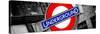 The Underground - Subway Station Sign - London - UK - England - United Kingdom - Europe-Philippe Hugonnard-Stretched Canvas