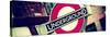 The Underground - Subway Station Sign - London - UK - England - United Kingdom - Europe-Philippe Hugonnard-Stretched Canvas