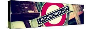 The Underground - Subway Station Sign - London - UK - England - United Kingdom - Europe-Philippe Hugonnard-Stretched Canvas