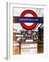 The Underground - Subway Station Sign - London - UK - England - United Kingdom - Europe-Philippe Hugonnard-Framed Photographic Print