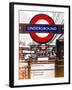 The Underground - Subway Station Sign - London - UK - England - United Kingdom - Europe-Philippe Hugonnard-Framed Photographic Print