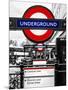 The Underground - Subway Station Sign - London - UK - England - United Kingdom - Europe-Philippe Hugonnard-Mounted Photographic Print