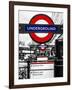 The Underground - Subway Station Sign - London - UK - England - United Kingdom - Europe-Philippe Hugonnard-Framed Photographic Print