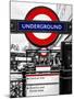 The Underground - Subway Station Sign - London - UK - England - United Kingdom - Europe-Philippe Hugonnard-Mounted Premium Photographic Print