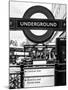 The Underground - Subway Station Sign - London - UK - England - United Kingdom - Europe-Philippe Hugonnard-Mounted Photographic Print