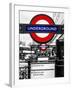 The Underground - Subway Station Sign - London - UK - England - United Kingdom - Europe-Philippe Hugonnard-Framed Photographic Print