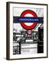 The Underground - Subway Station Sign - London - UK - England - United Kingdom - Europe-Philippe Hugonnard-Framed Photographic Print