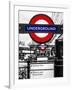 The Underground - Subway Station Sign - London - UK - England - United Kingdom - Europe-Philippe Hugonnard-Framed Photographic Print