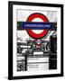 The Underground - Subway Station Sign - London - UK - England - United Kingdom - Europe-Philippe Hugonnard-Framed Photographic Print