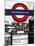 The Underground - Subway Station Sign - London - UK - England - United Kingdom - Europe-Philippe Hugonnard-Mounted Photographic Print