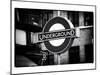 The Underground - Subway Station Sign - London - UK - England - United Kingdom - Europe-Philippe Hugonnard-Mounted Art Print