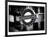 The Underground - Subway Station Sign - London - UK - England - United Kingdom - Europe-Philippe Hugonnard-Framed Art Print